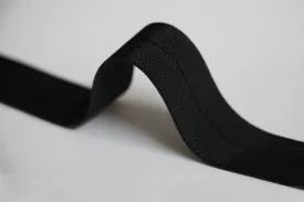 18mm Stretch Fold-Over Binding - Black