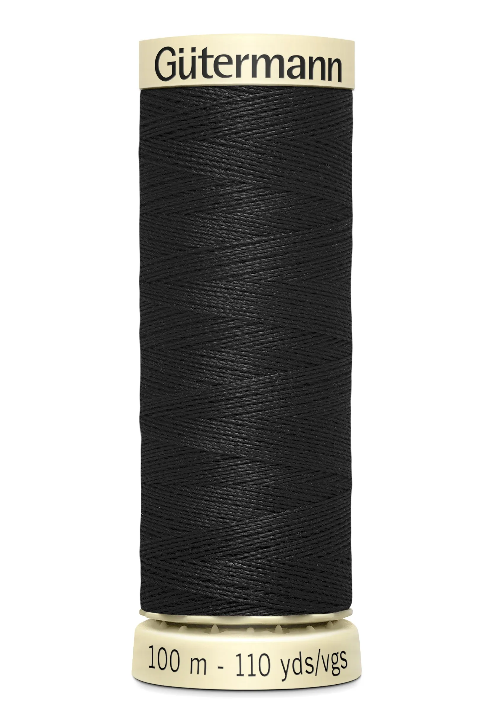 18mm Stretch Fold-Over Binding - Black