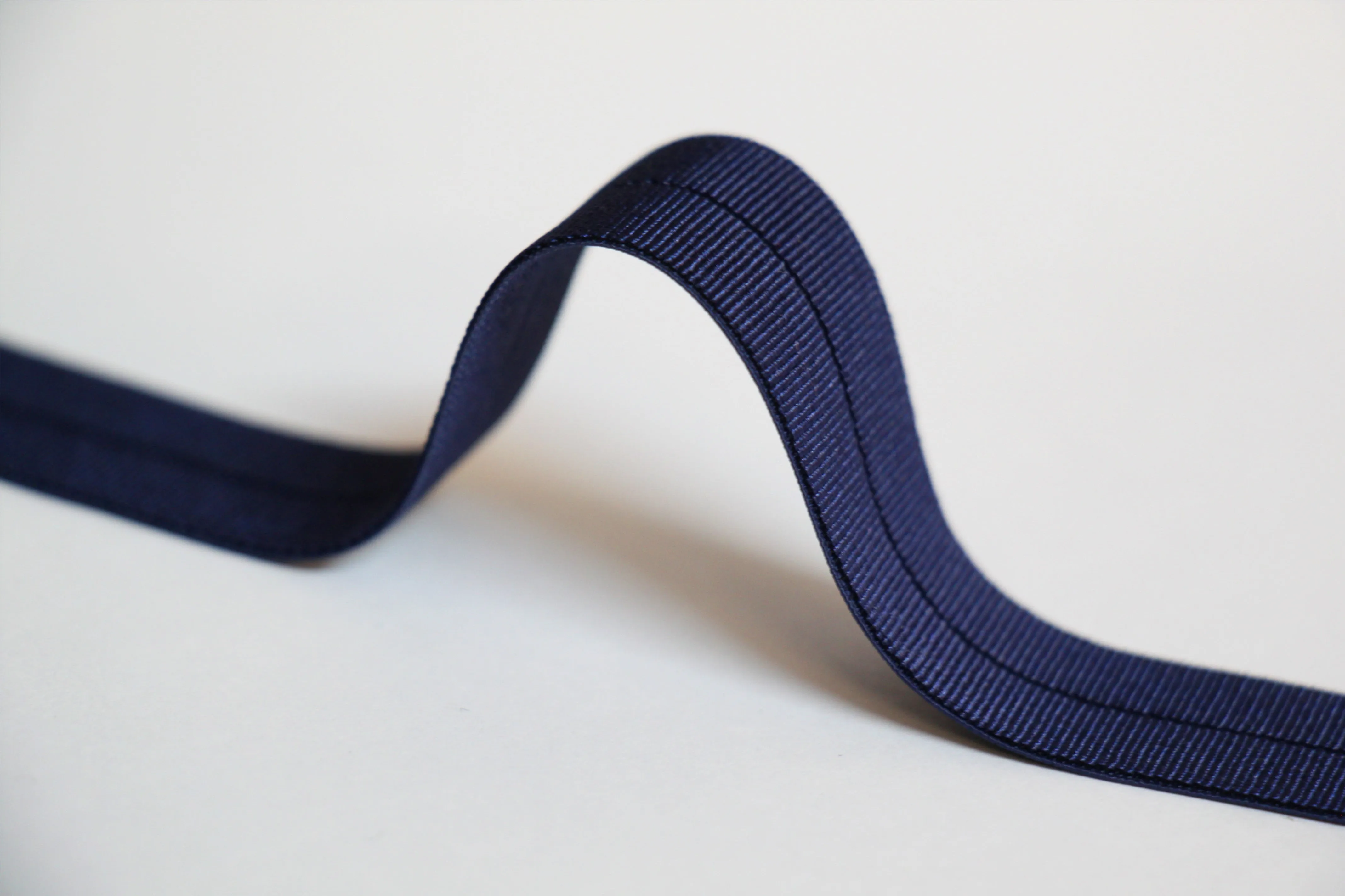 18mm Stretch Fold-Over Binding - Navy