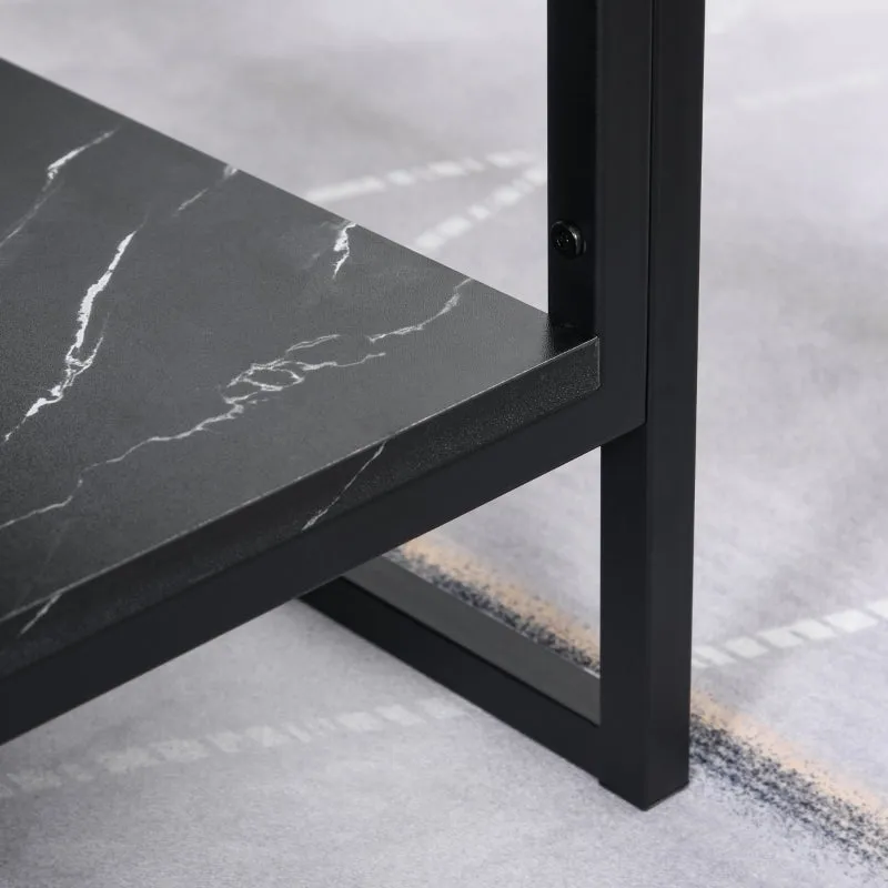 2-Tier Coffee Table - Black