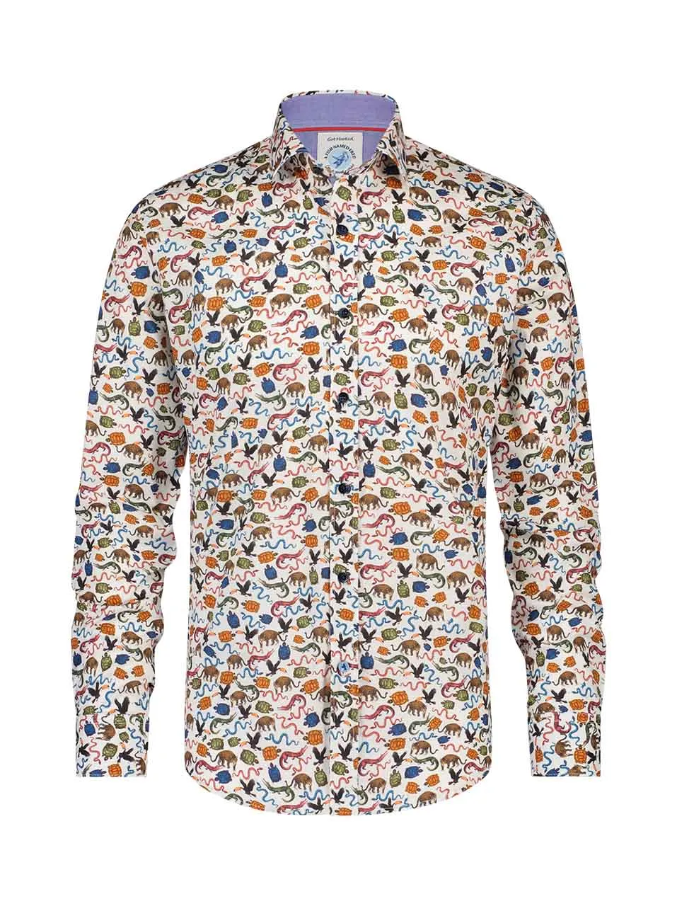 A Fish Named Fred - Amazon Animals Shirt - White