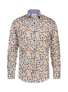 A Fish Named Fred - Amazon Animals Shirt - White