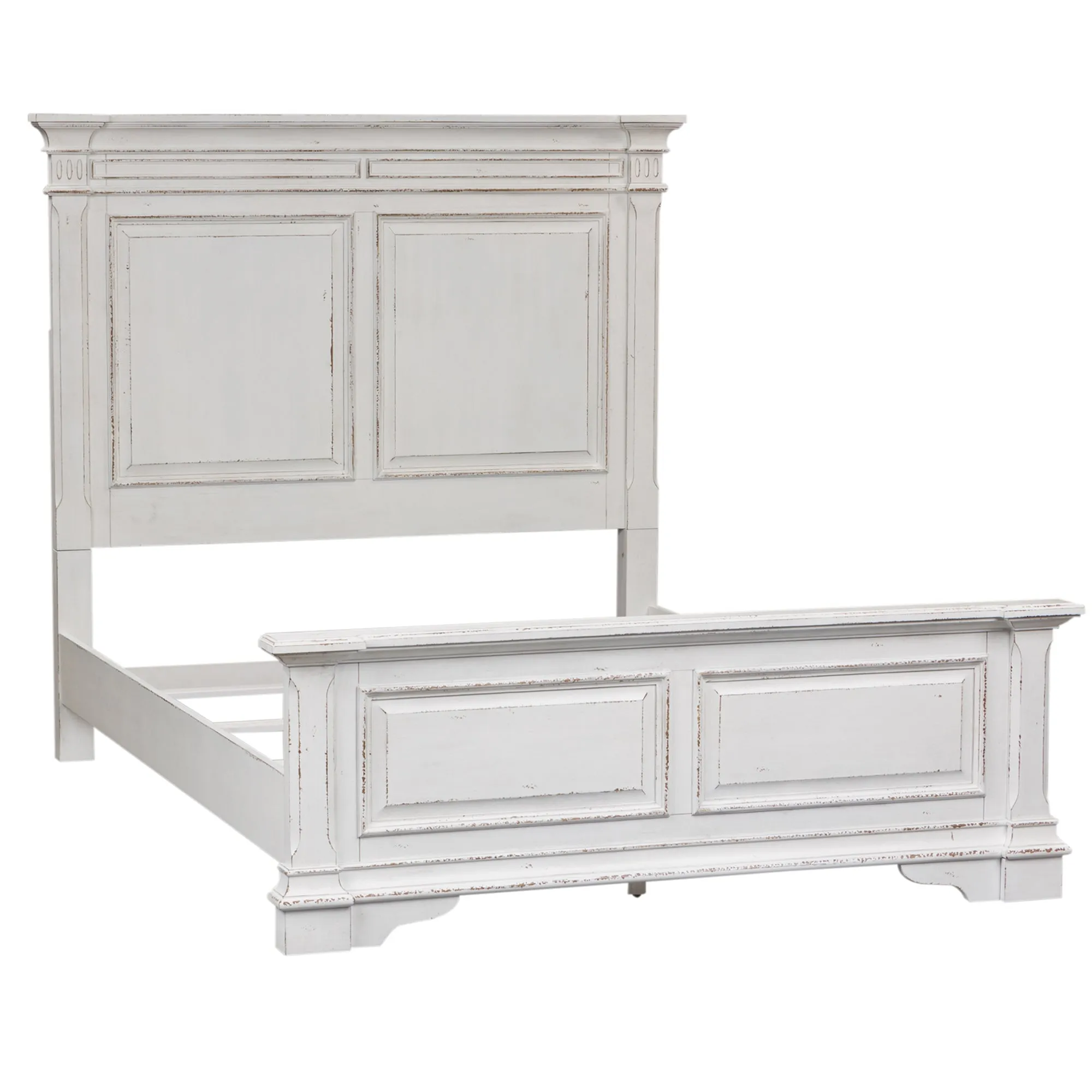 Abbey Park 520-BR-QPBDMCN Queen Panel Bed, Dresser & Mirror, Chest, Night Stand