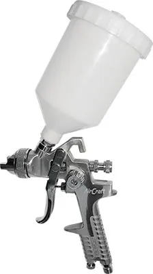 Aircraft Spray Gun Hvlp 1.7Mm Nozzle 600Cc Plastic Cup