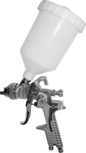 Aircraft Spray Gun Hvlp 1.7Mm Nozzle 600Cc Plastic Cup