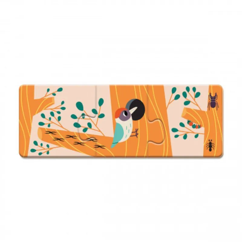 Animal Footprints Puzzle - Set of 10