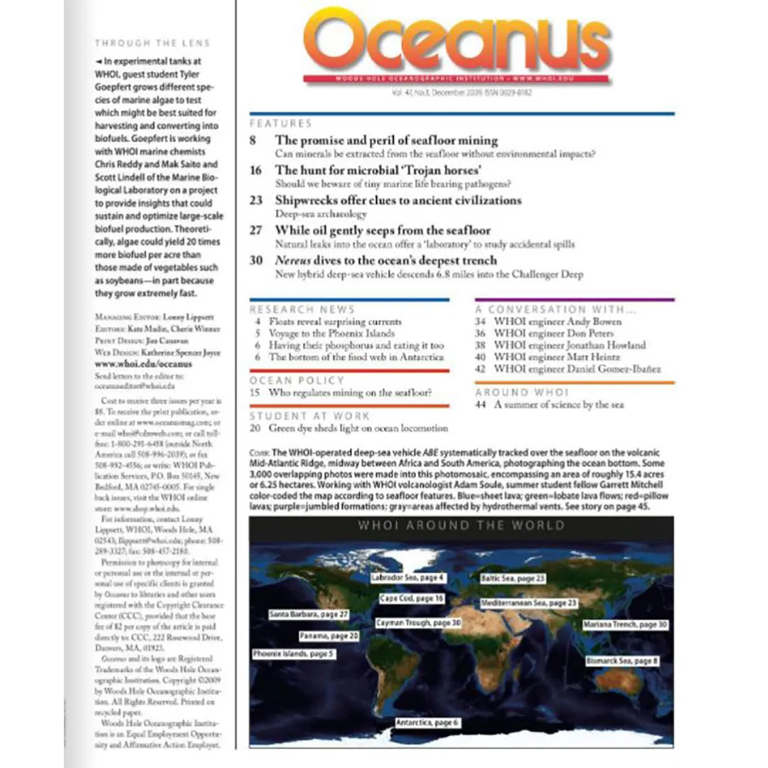 Animals, vehicles, minerals, oil seeps & shipwrecks