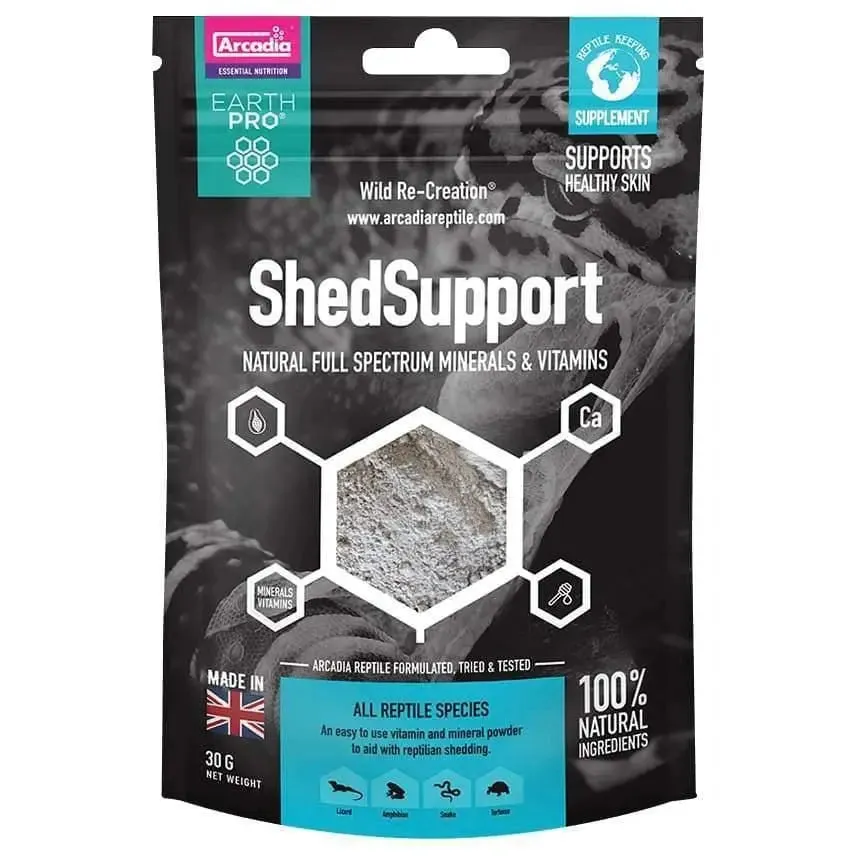 Arcadia EarthPro Shed Support Natural Full Spectrum Minerals & Vitamins 30g