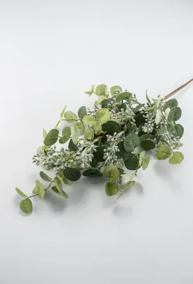 Artificial berry and eucalyptus spray