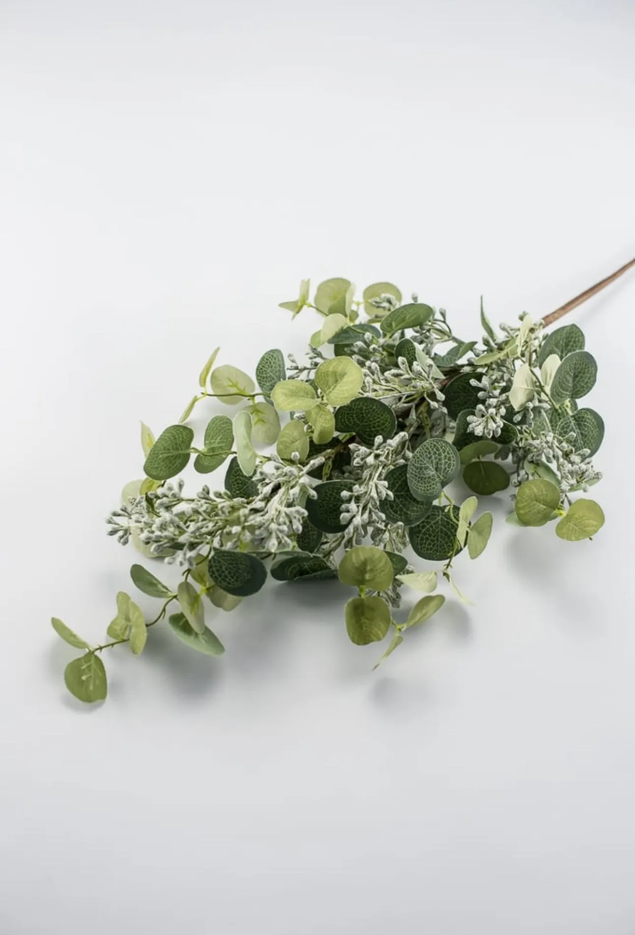 Artificial berry and eucalyptus spray