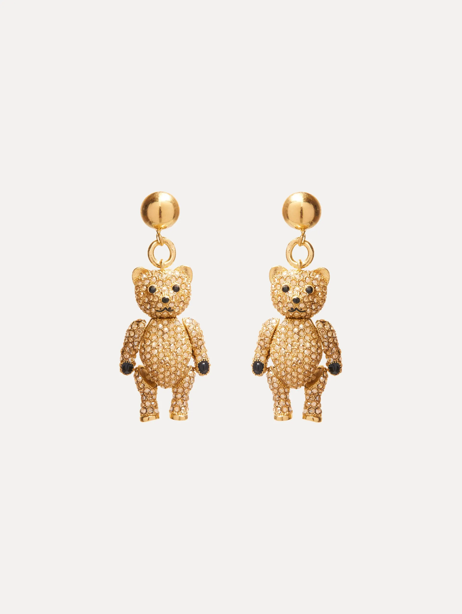 Baby Bear Crystal Earrings