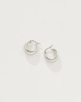 Baby Coralia Hoops Silver