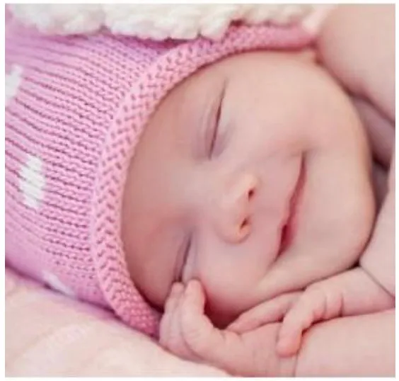 Baby Hat - pink strawberry