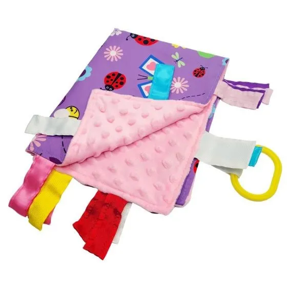 Baby Jack 35x45 Garden Learning Lovey with Ribbon Tags