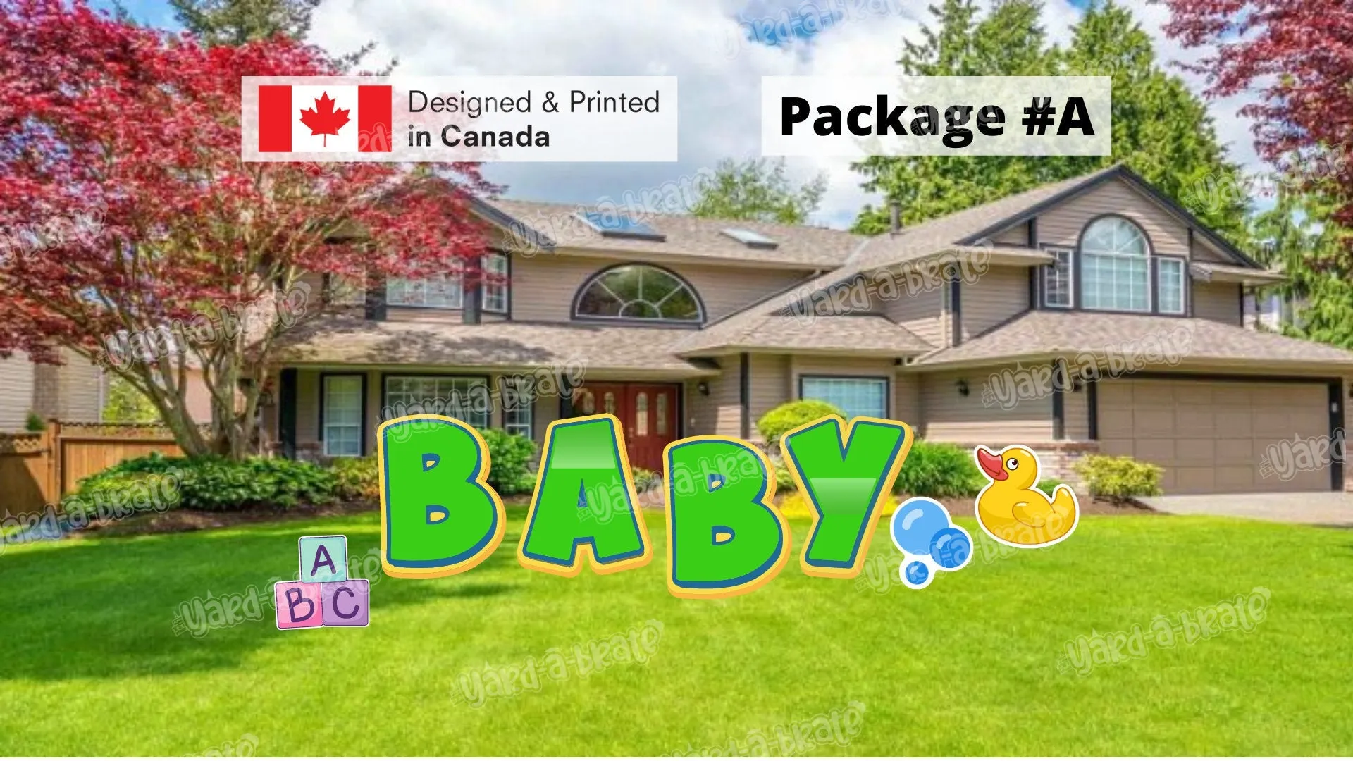 Baby Shower (Boy or Girl) – BABY 24”Tall   Decor (Total 7 or 14 pcs) | Yard Sign Outdoor Lawn Decorations | Baby Shower Yard Celebration