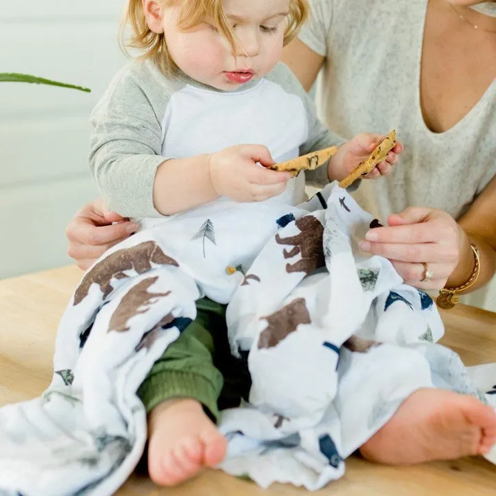 BAMBOO RAYON MUSLIN SWADDLE - YOSEMITE