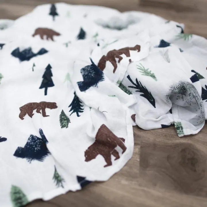 BAMBOO RAYON MUSLIN SWADDLE - YOSEMITE