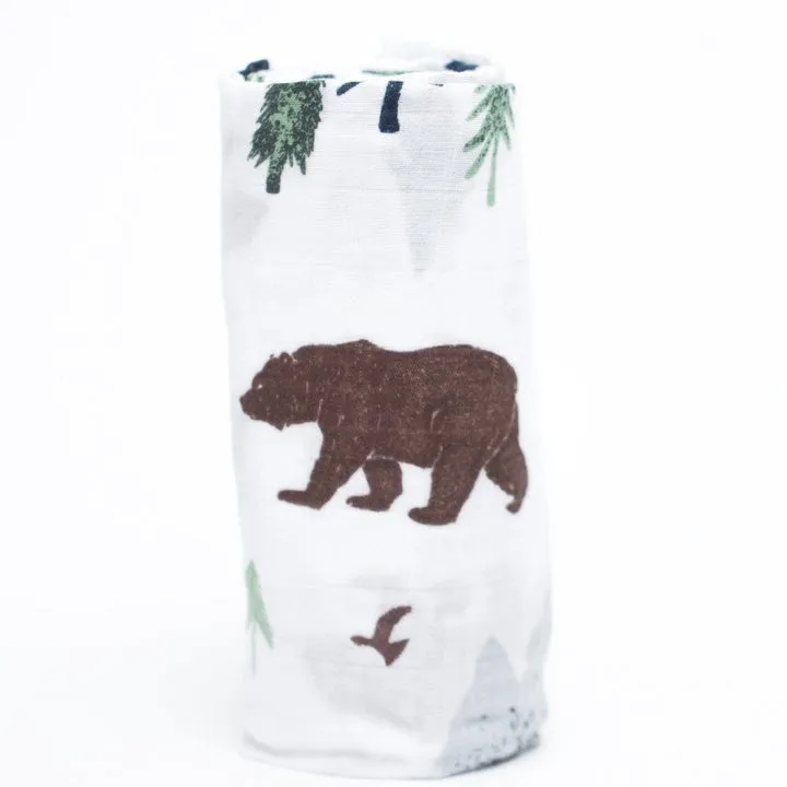 BAMBOO RAYON MUSLIN SWADDLE - YOSEMITE