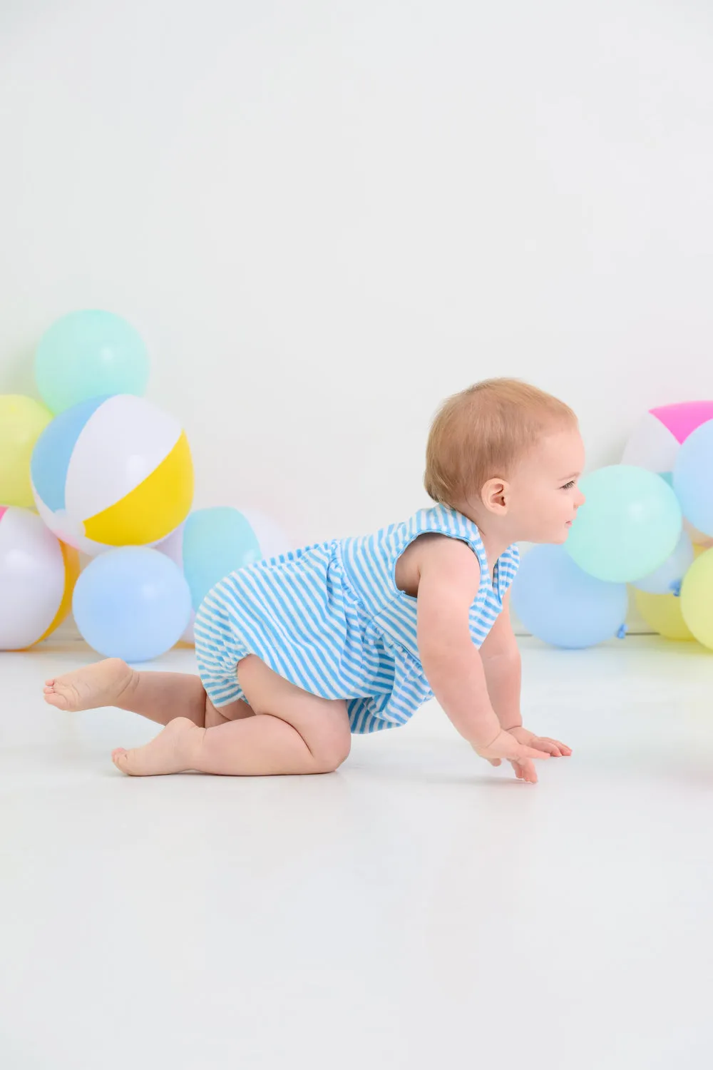 Barlett Bubble (Terrycloth) - Brookline Blue Stripe