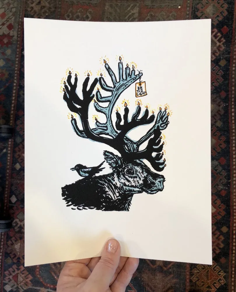 Be The Light Art Print