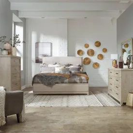 Belmar 902-BR-KUBDMC King Uph Bed, Dresser & Mirror, Chest