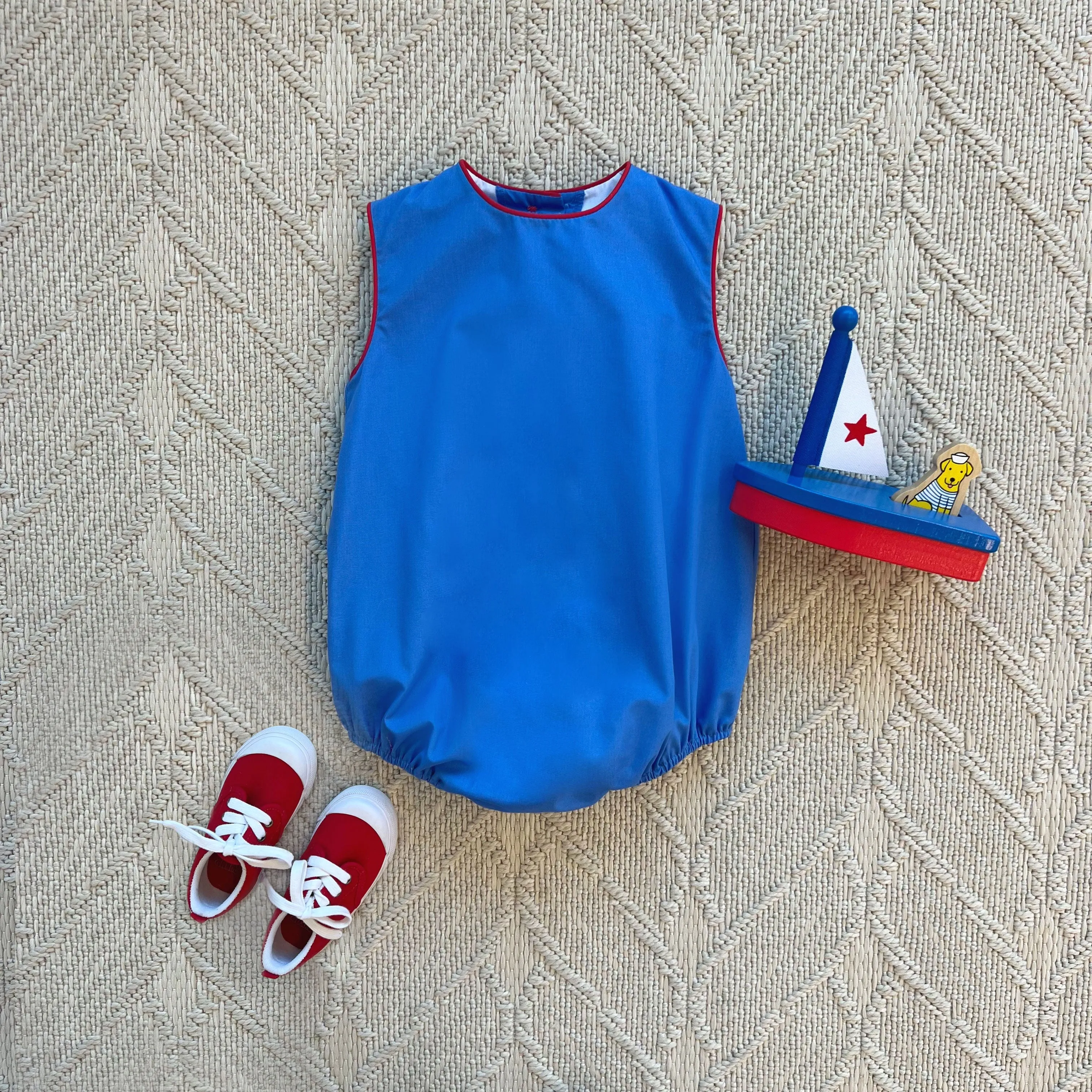 Benjamin Bubble - Barbados Blue with Richmond Red