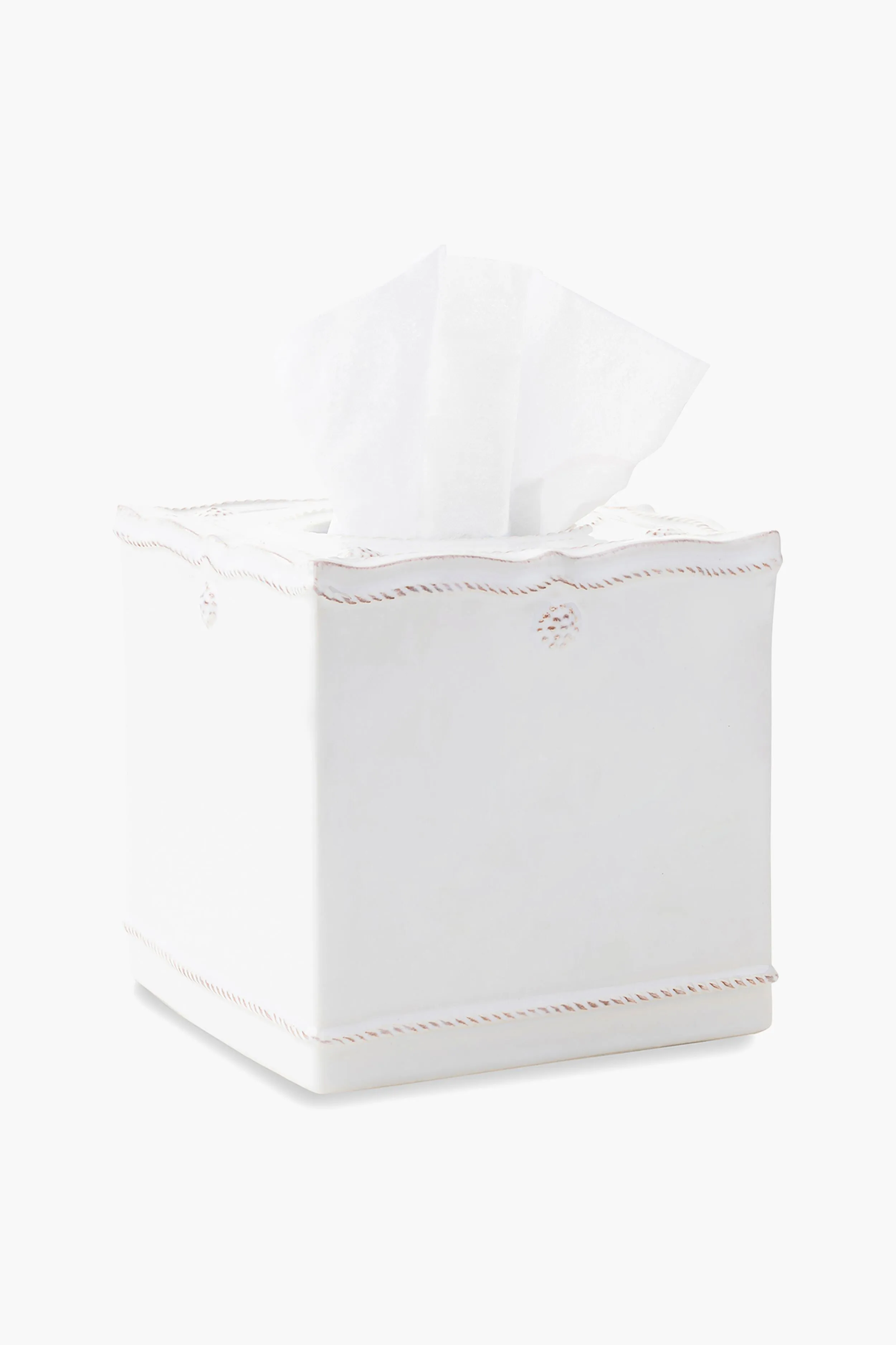 Berry and Thread Whitewash Tissue Box Cover
