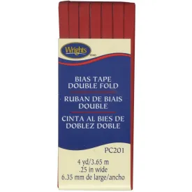 Bias Tape 1/4-inch Red