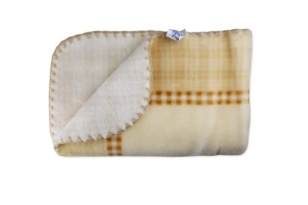 Big Oshi Baby Designed Blanket Beige 80x110cm