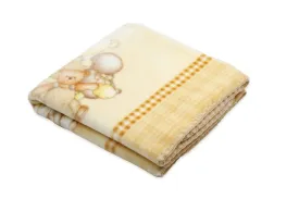 Big Oshi Baby Designed Blanket Beige 80x110cm