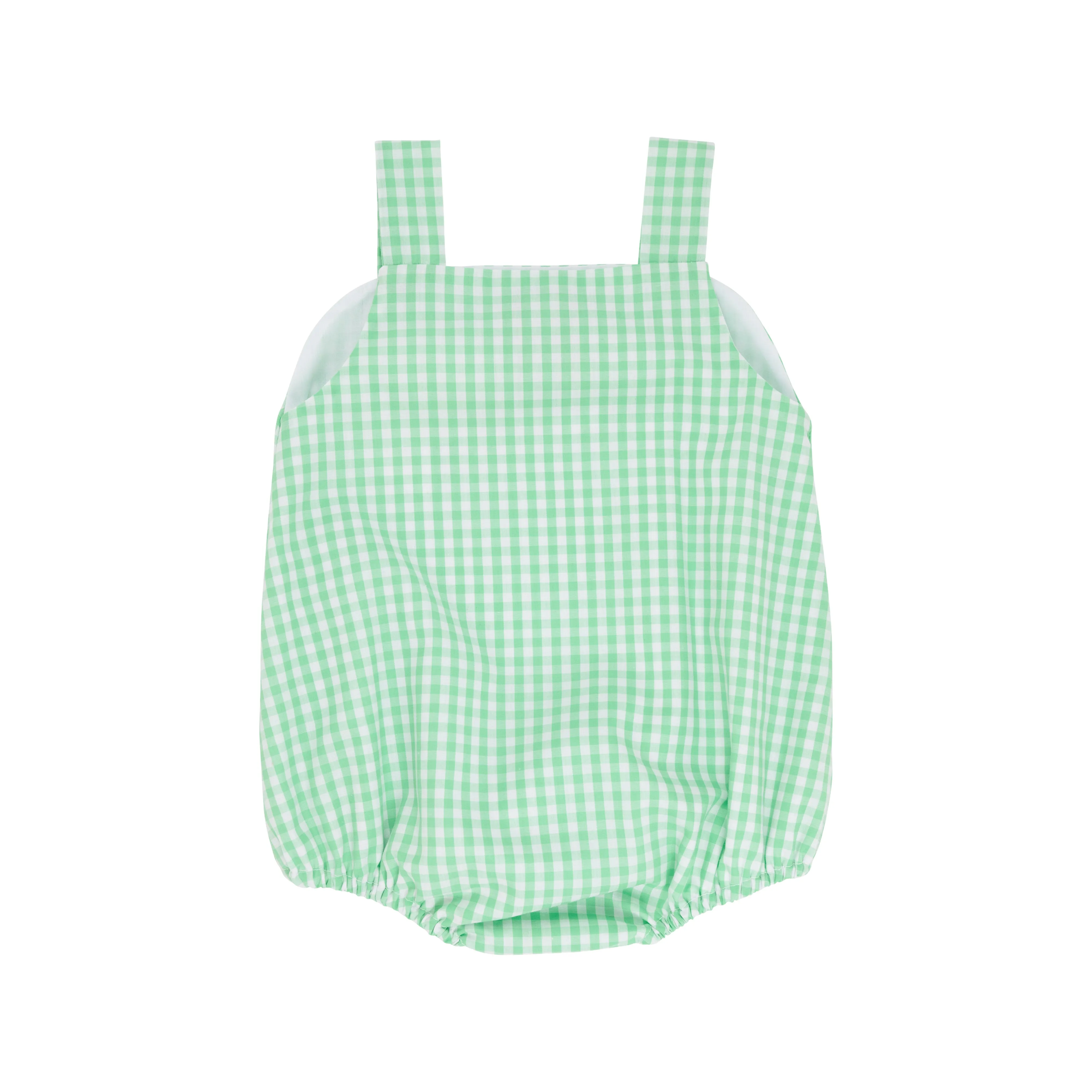 Bingham Bubble - Grafton Green Gingham with Worth Avenue White