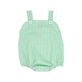 Bingham Bubble - Grafton Green Gingham with Worth Avenue White