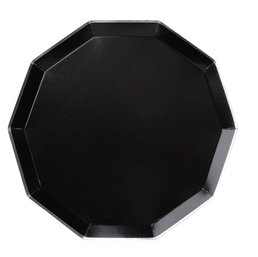 Black Noir Dinner Plates