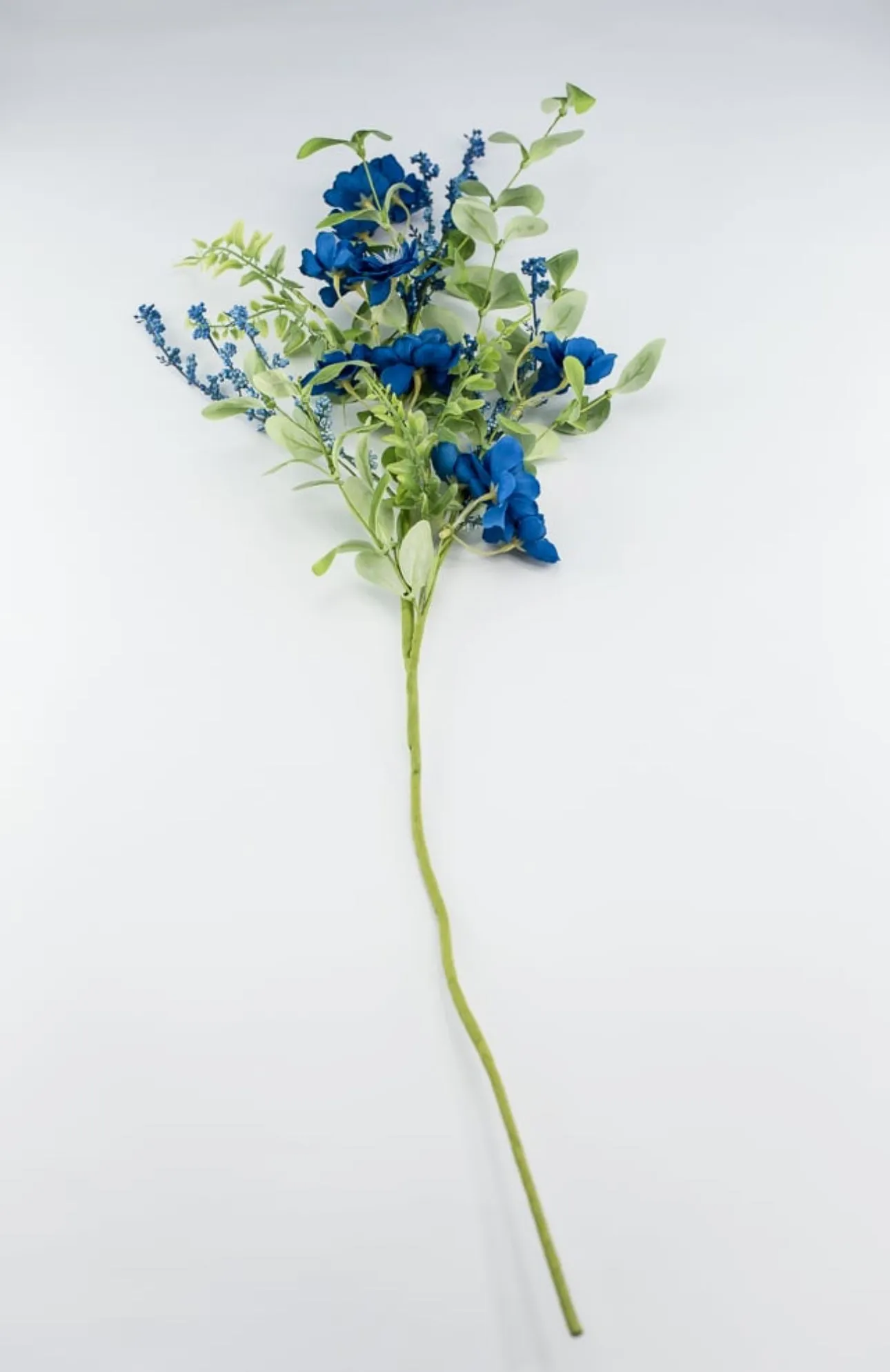 Blue flower blossom spray