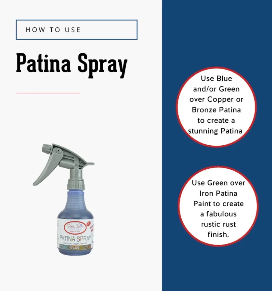 Blue Spray Patina - Dixie Belle Paint Company