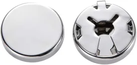 Brass Round Cuff Button Cover 1 Pair Imitation Cuff Links Cufflinks for Men's Wedding Formal Shirt