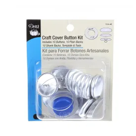 Buttons to Cover - Size 45 (1 1/8") - 10 Pack Kit