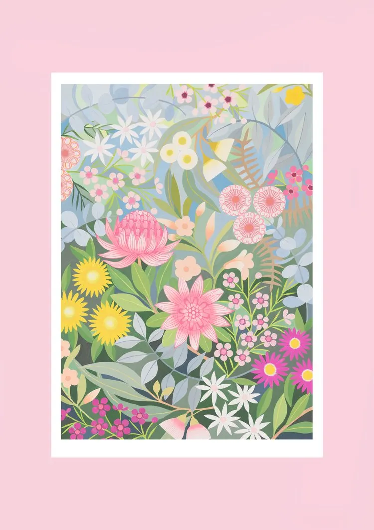 Claire Ishino Print - Bush Bouquet
