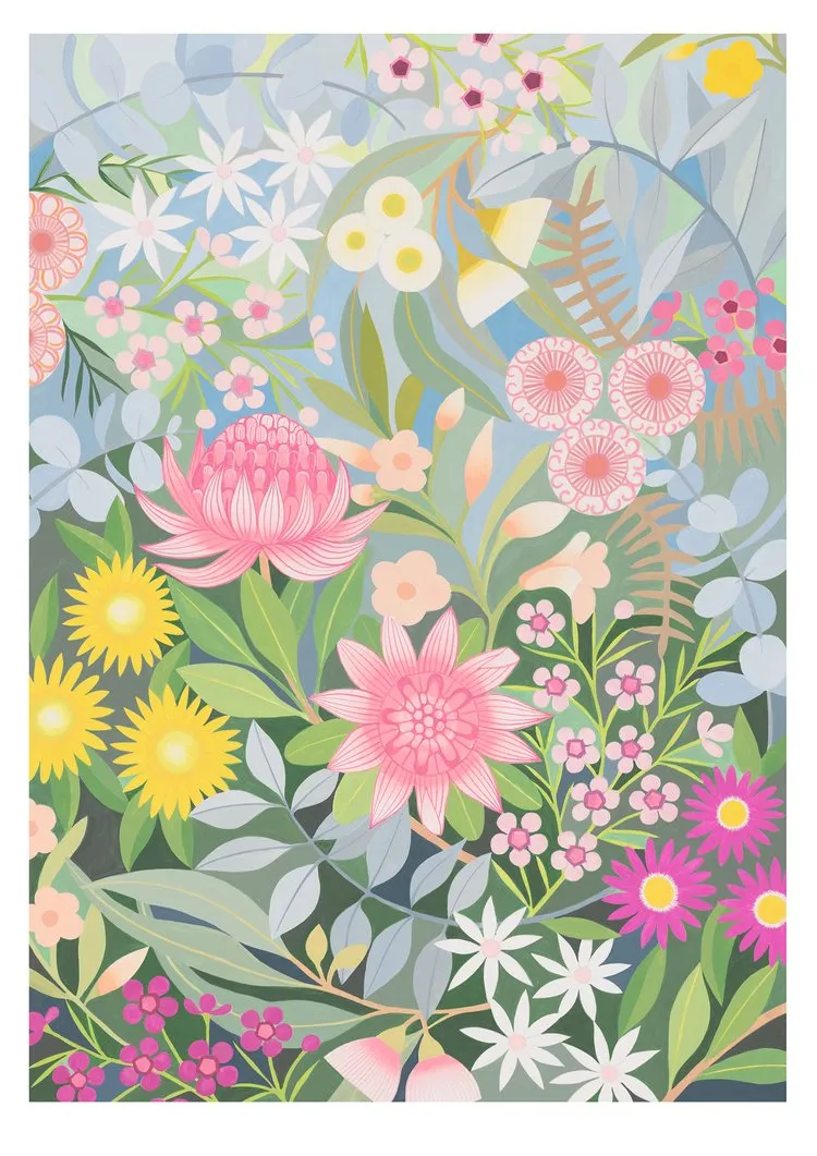 Claire Ishino Print - Bush Bouquet