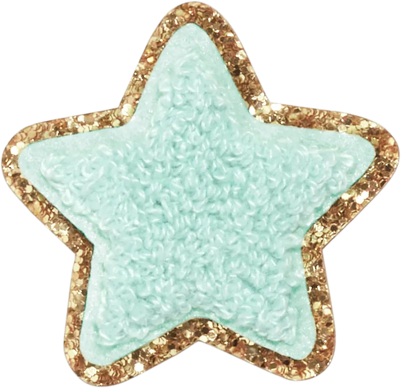 Cotton Candy Glitter Varsity Star Patch