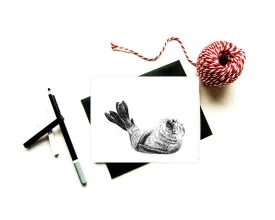 Cute Baby Seal Greeting Card