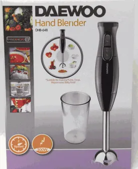 DAEWOO DHB-648 300-WATT HAND BLENDER, 220 VOLTS (NON-USA COMPLIANT)