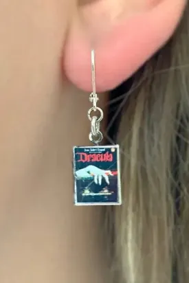 Dracula Book Locket Earrings by Marshall and Rose