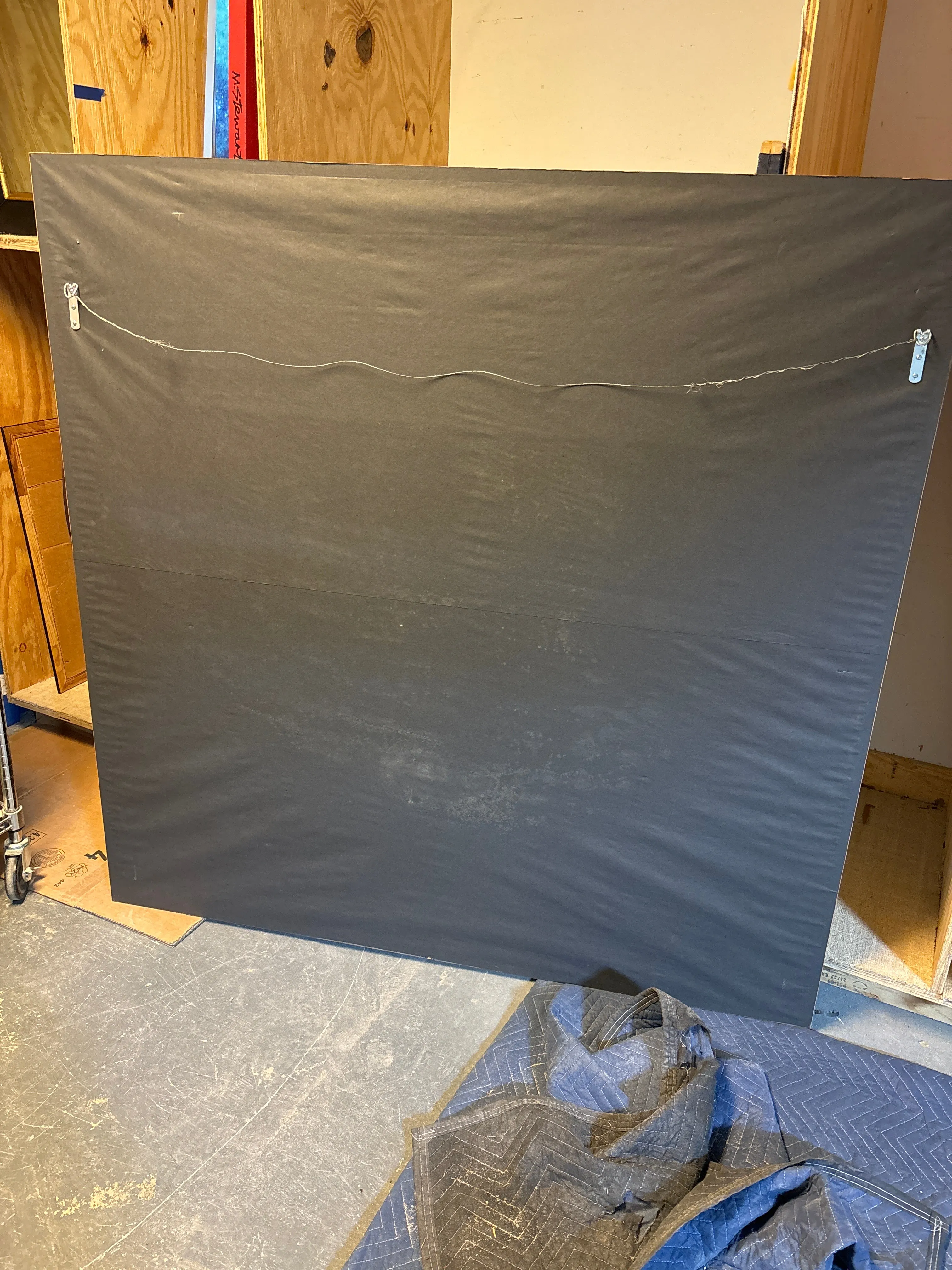 Extra Extra Large Framed Crab/Fish Fabric (Tablecloth?)