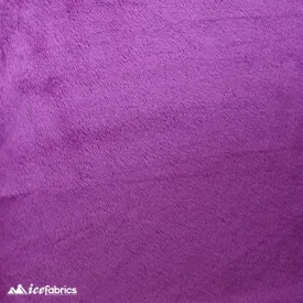 Fuchsia Ice Fabrics Minky Fabric Wholesale _ 3 mm