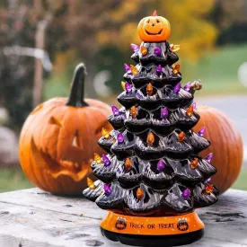 Hand-Painted Ceramic Halloween Tree Home Decoration
