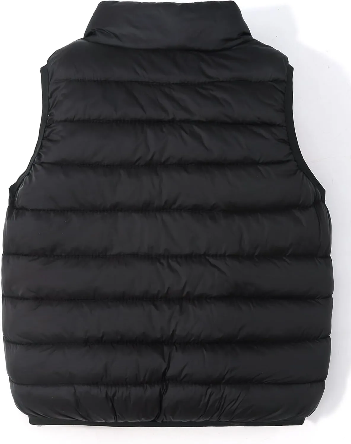 Happy Cherry Kids Puffer Down Vest for Boys Girls Winter Warm Sleeveless Padded Jacket Stand Collar Quilted Waistcoat