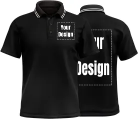 Hi Vis Safety Polo Shirt Custom Your Logo Short Sleeve T-Shirts with Reflective Strips