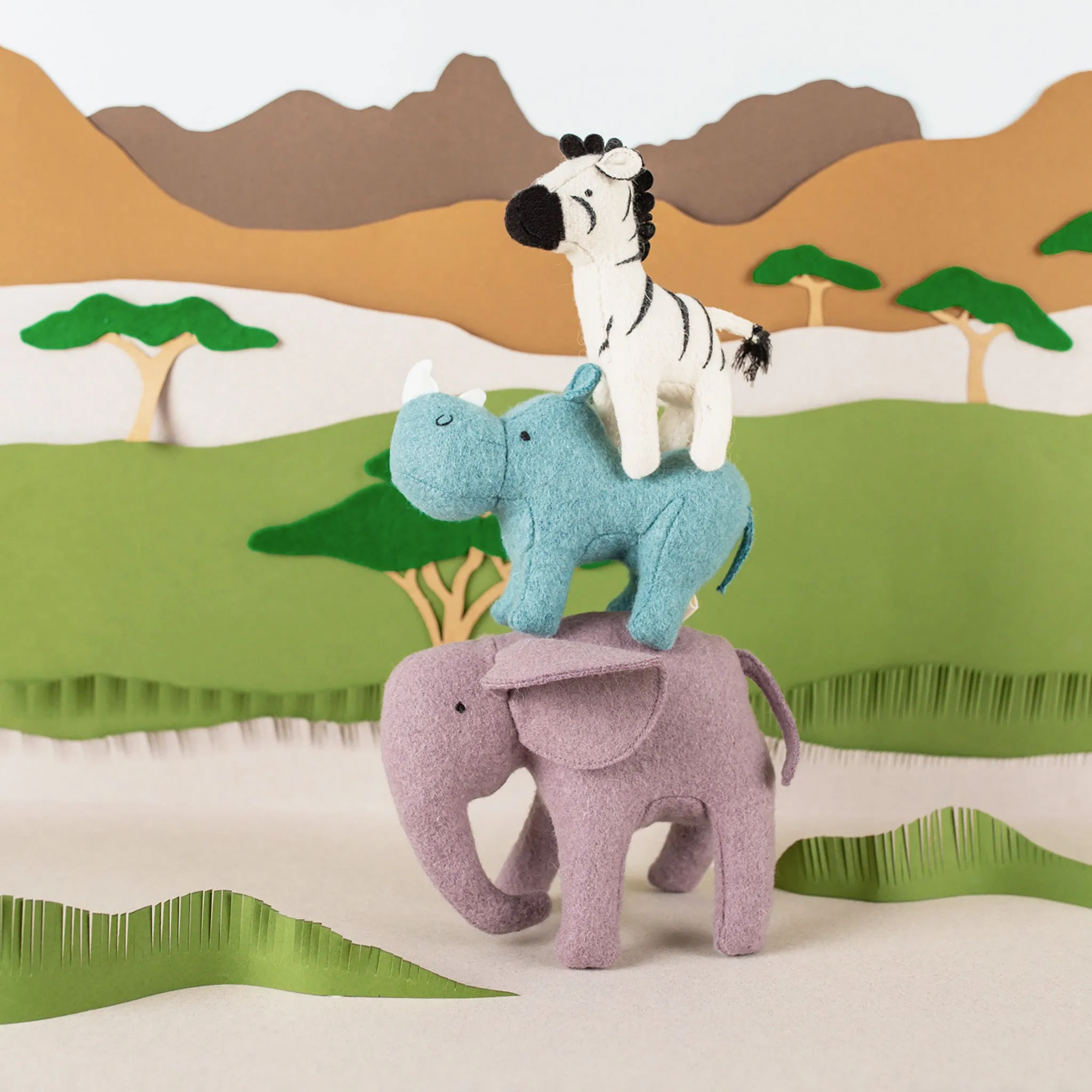 Holdie Set - Safari Animals