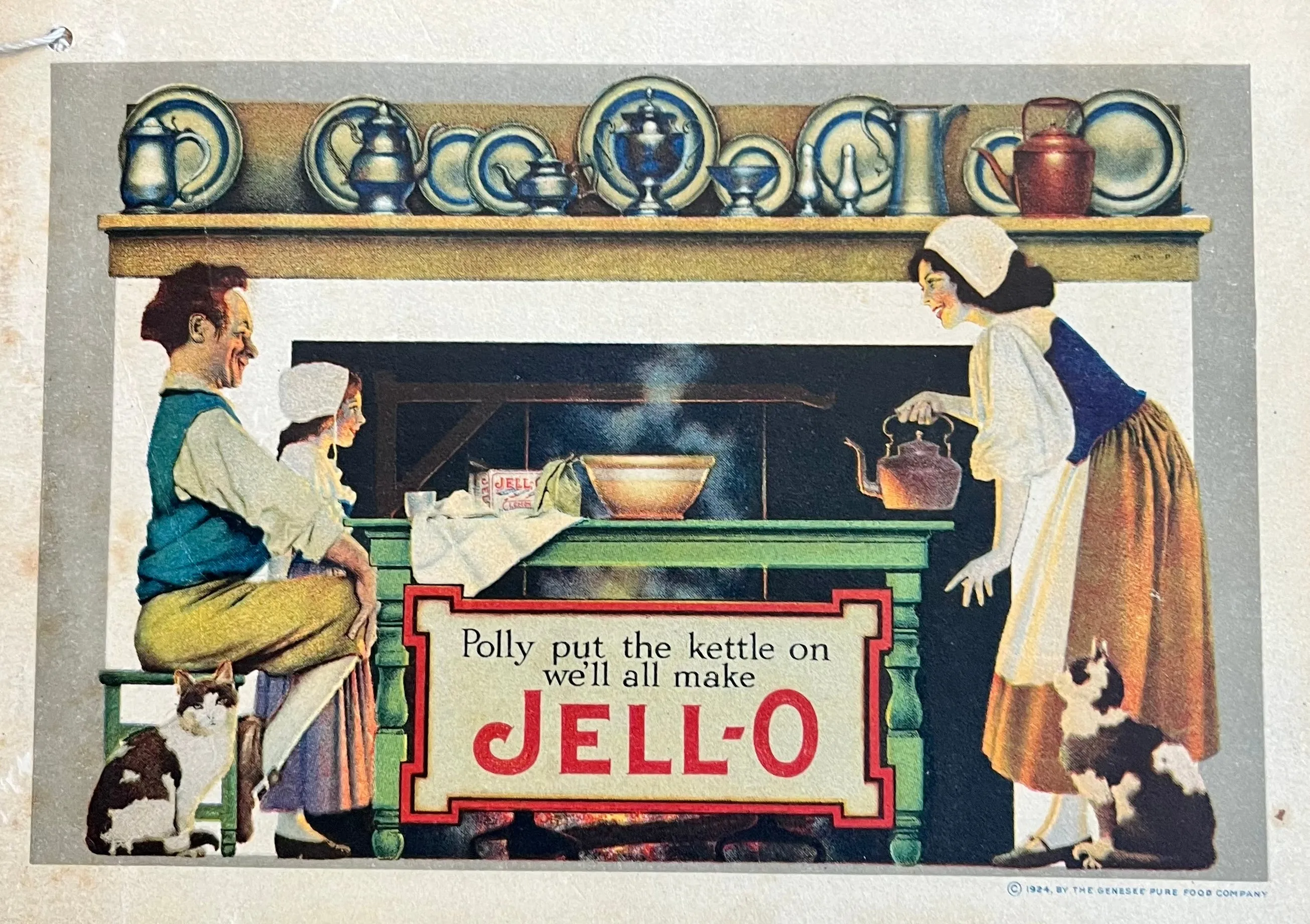 (Jell-O) Polly Put the Kettle on We'll All Make Jell-O.
